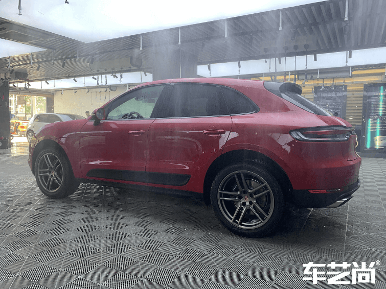 保時捷卡宴裝貼威固V70+V40，施工流程展示
