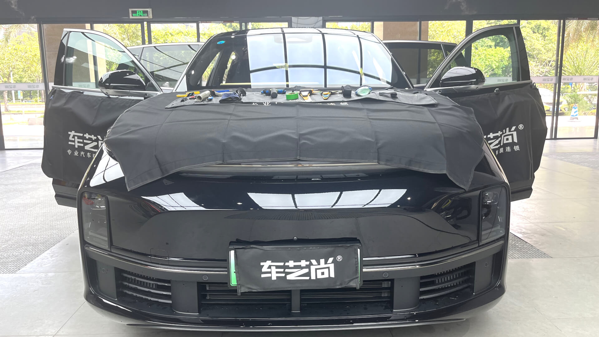 理想L7施工威固隔熱膜VK70+K15案例