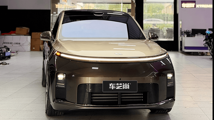 杭州首批理想 L9 Livis選車藝尚極屋店裝貼威固 V10 車衣 + VK70 隔熱膜