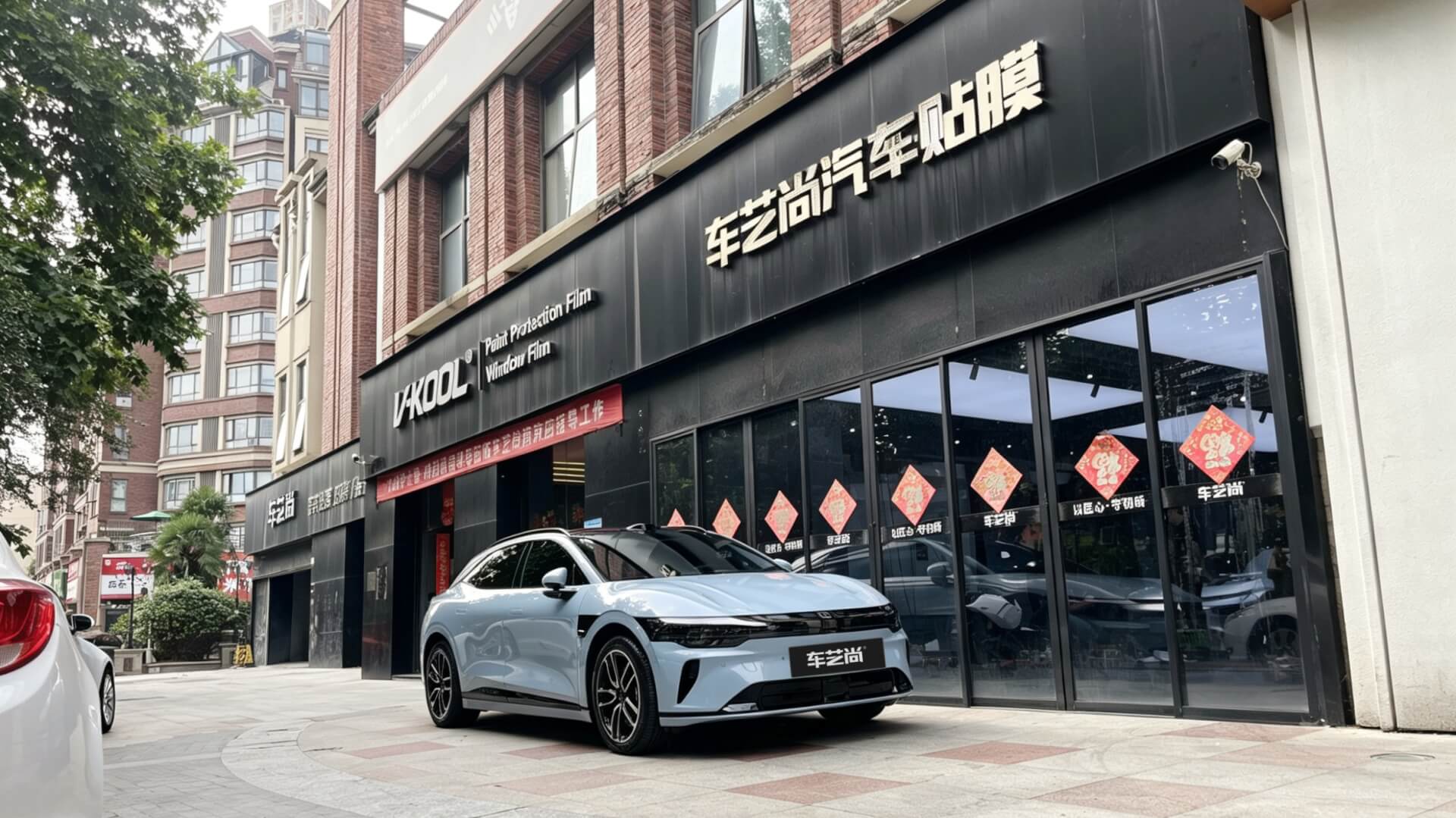 冰湖藍(lán)極氪007GT邂逅威固頂級窗膜｜車藝尚南京店VK70+VK25+K15精工施工全紀(jì)錄