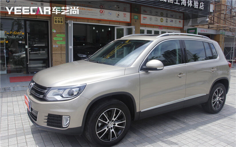 大眾途觀前檔V70+側(cè)后擋K28施工案例