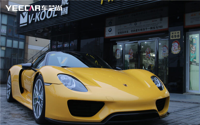 918  V70全車貼+SONAX漆面納米鍍晶施工效果展示
