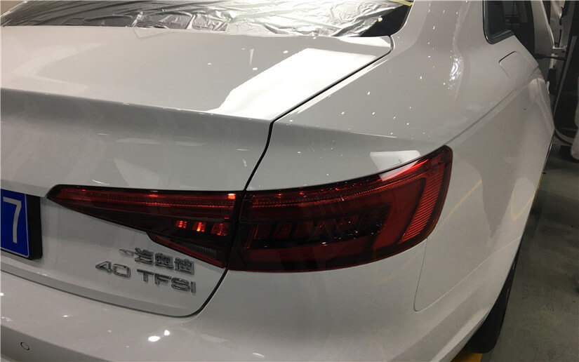A4鍍晶，總裁威固膜案例實(shí)拍展示，冬季愛車養(yǎng)護(hù)更不可少！