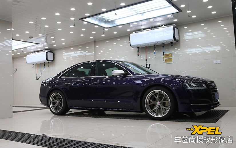 不懼炎熱，S8車藝尚貼威固全車膜