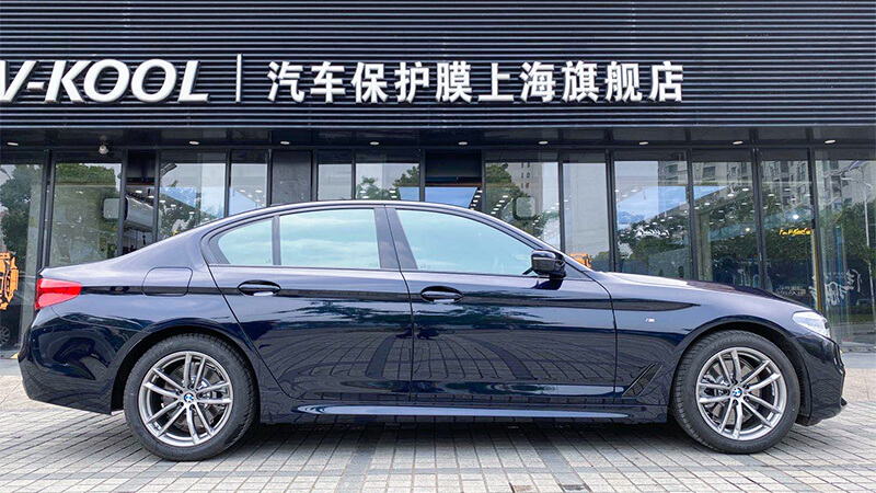 寶馬5系選擇車藝尚貼威固玻璃膜