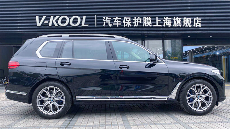 寶馬X7選擇車藝尚貼威固玻璃膜