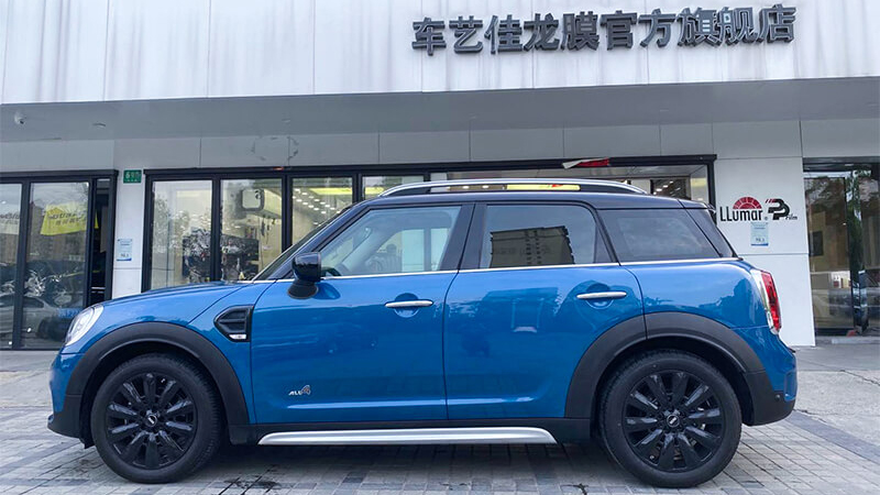 寶馬MINI選擇車藝尚貼威固隔熱膜
