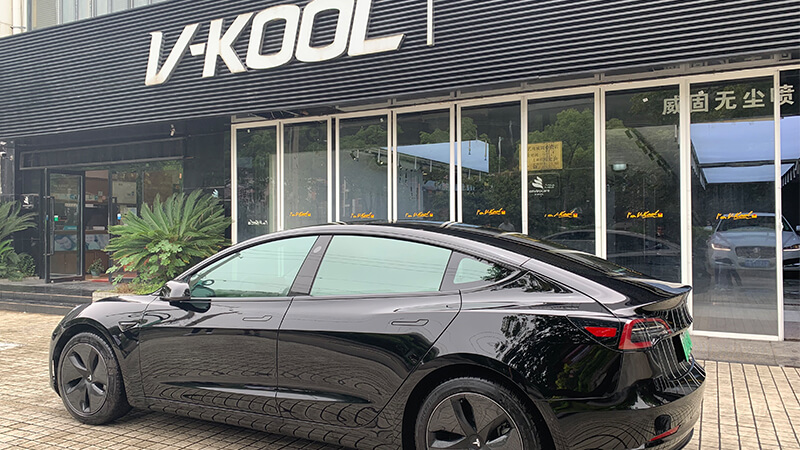 特斯拉Model 3威固膜，隔熱防爆可兼得