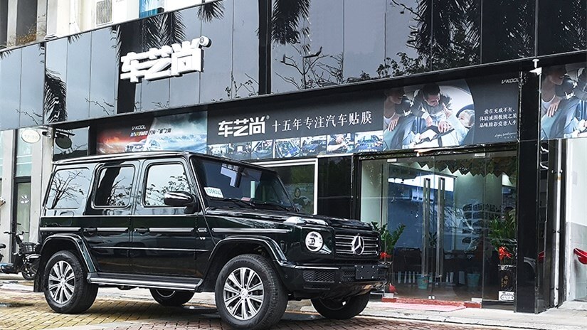 黑色奔馳貼威固隱形車衣怎么樣？