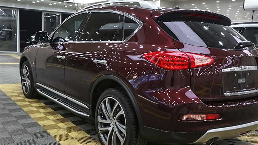 英菲尼迪QX5選擇隱形車(chē)衣的施工怎么樣？