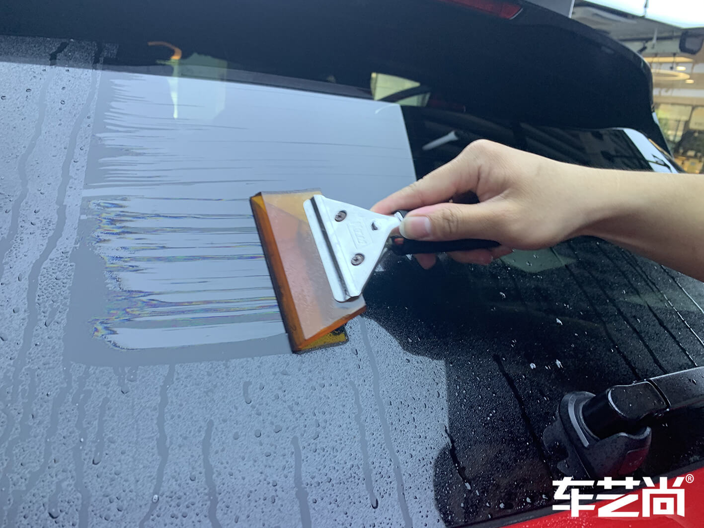 保時捷卡宴裝貼威固V70+V40，施工流程展示（圖六）