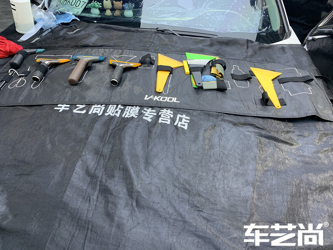 沃爾沃S60施工威固玻璃膜施工案例展示圖（2）
