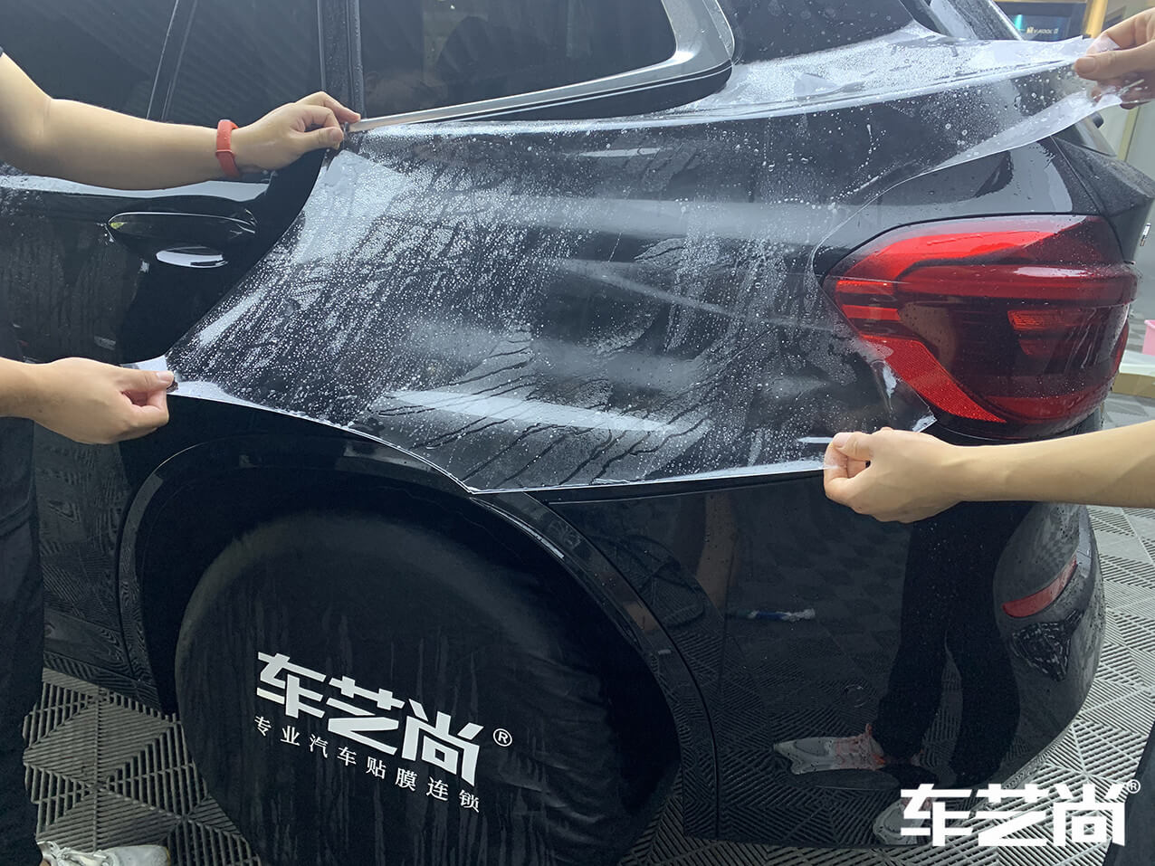 寶馬X3裝貼威固隱形車衣案例展示圖（5）