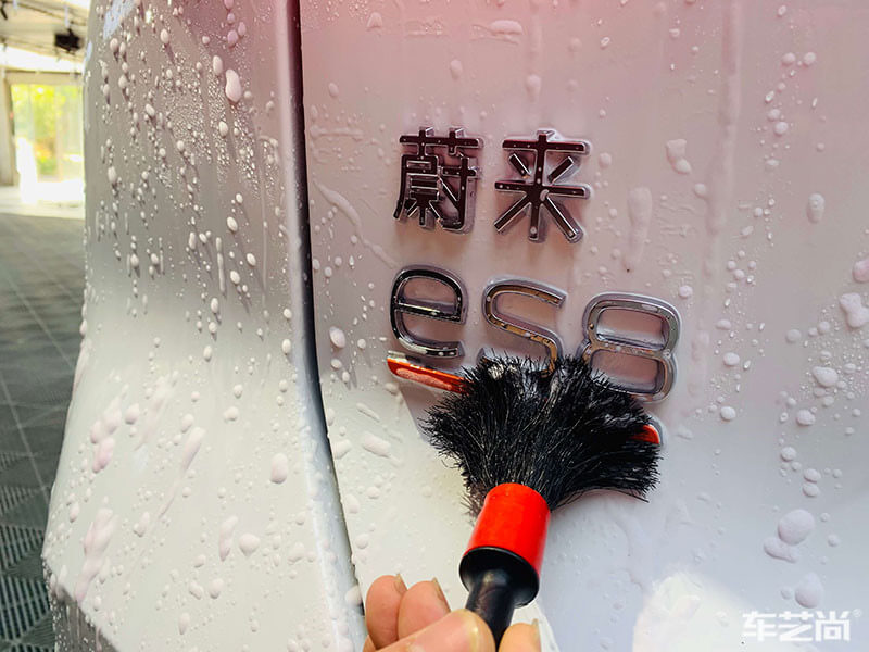 蔚來ES8施工威固漆面保護(hù)膜案例車尾