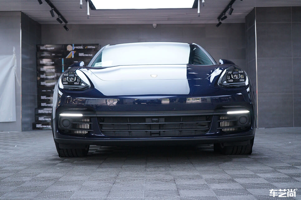 保時捷帕拉梅拉施工威固車衣，施工流程展示（9）