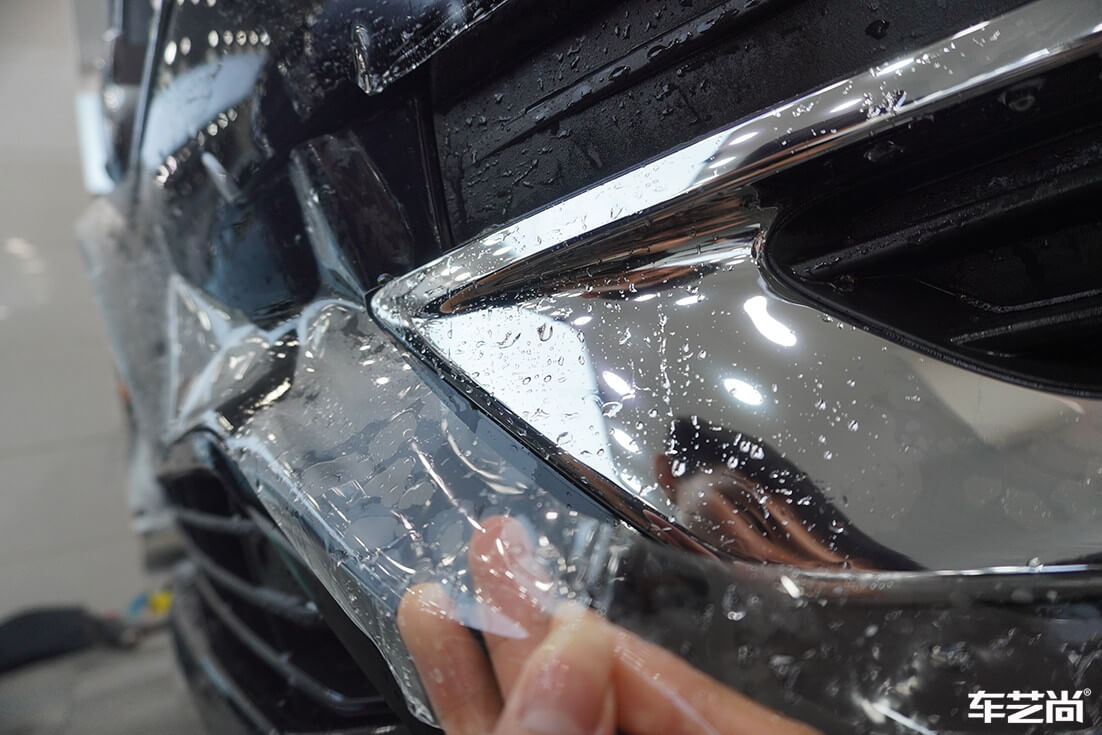 沃爾沃XC90貼隱形車衣施工流程案例展示（4）