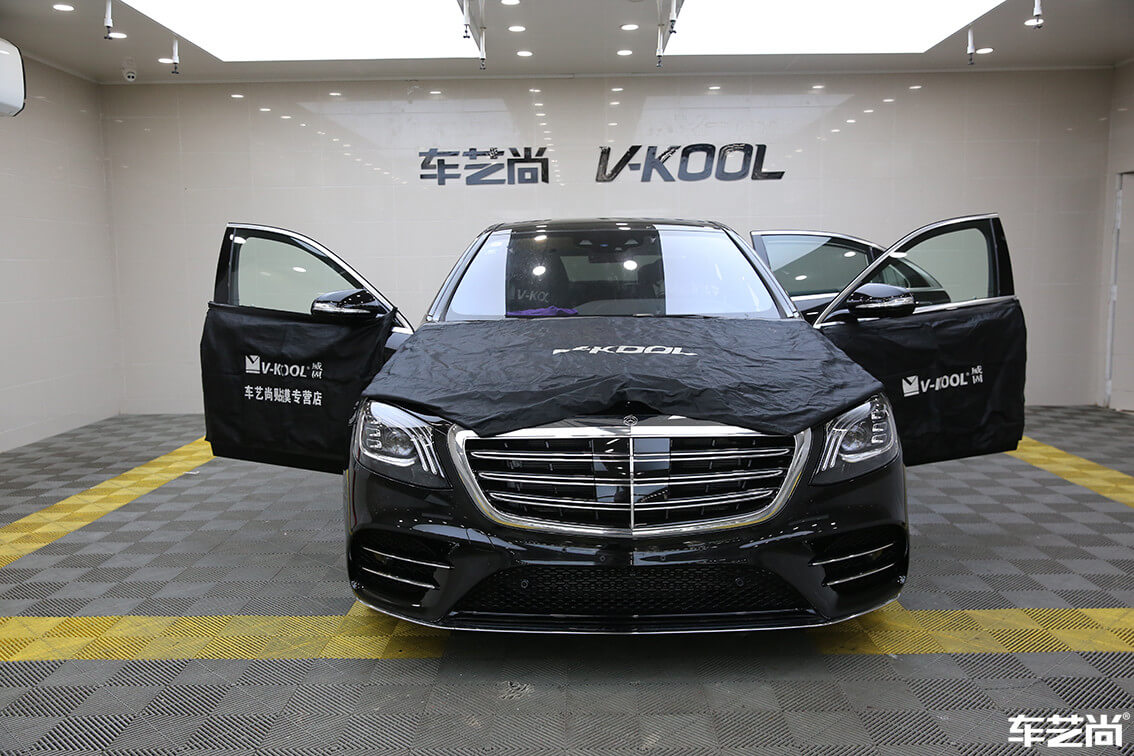 奔馳 S450L裝貼威固隔熱膜效果怎么樣（3）