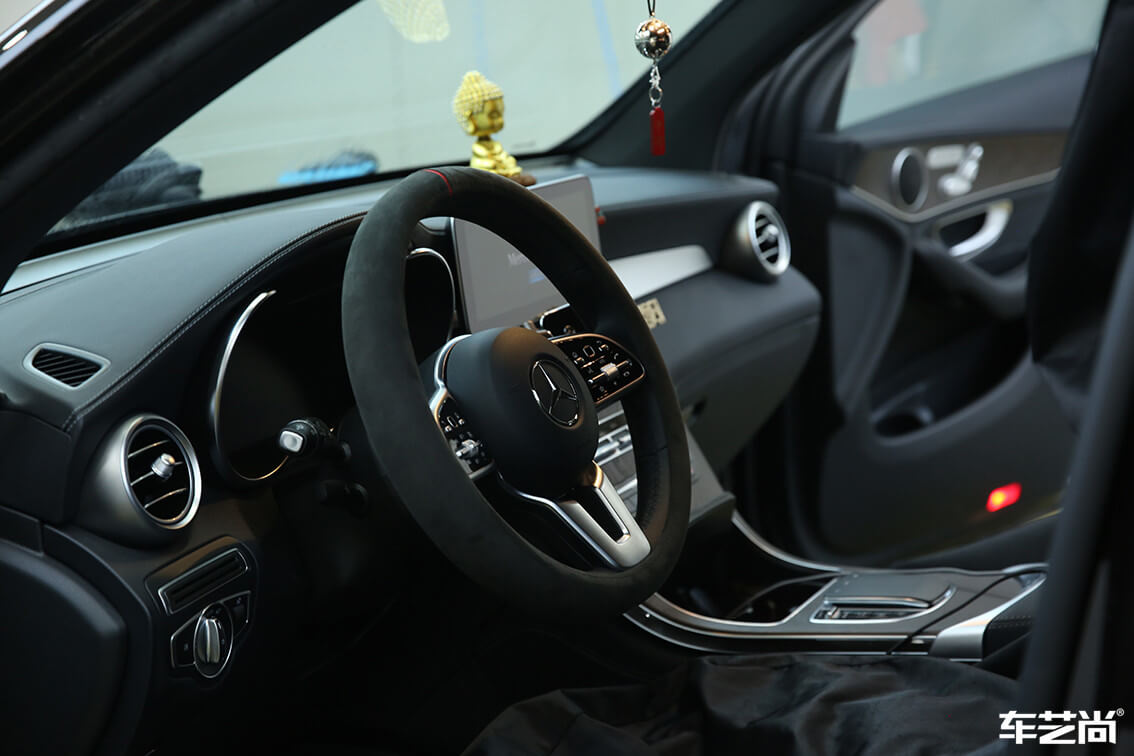 奔馳 GLC300施工威固隱形車(chē)衣案例流程展示（16）