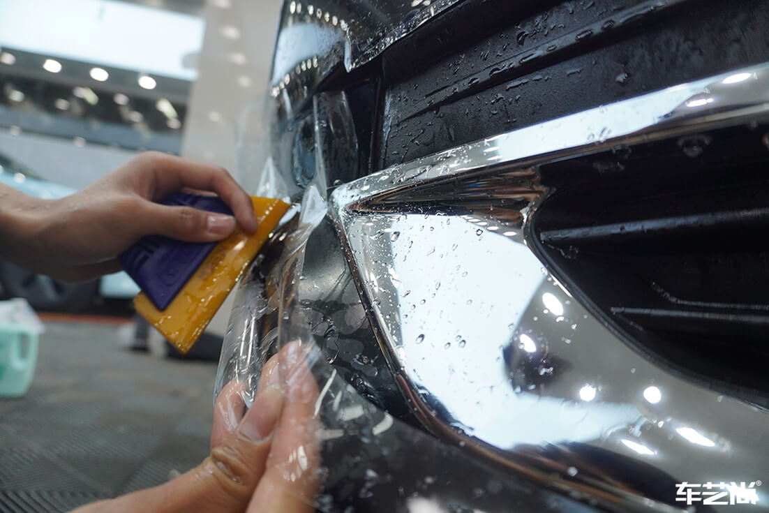 沃爾沃XC90貼隱形車衣施工流程案例展示（6）