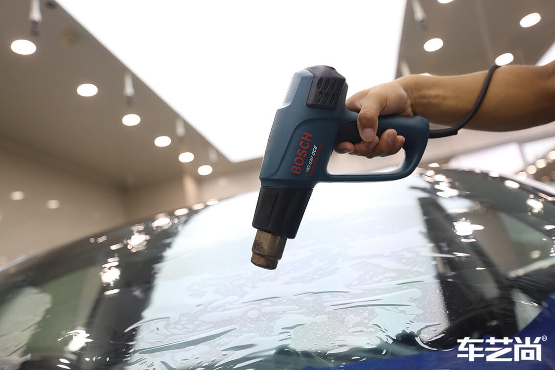 特斯拉 Moel 3選擇威固隔熱膜施工流程+效果圖（8）