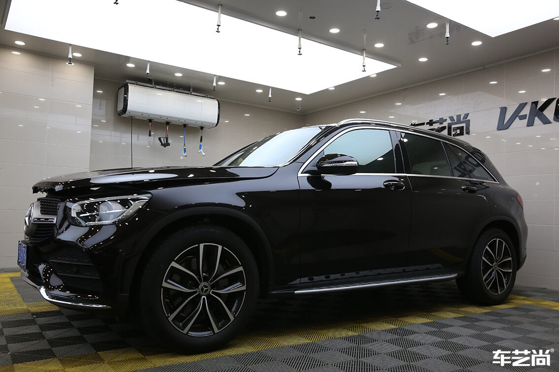 奔馳 GLC300施工威固隱形車(chē)衣案例流程展示（21）