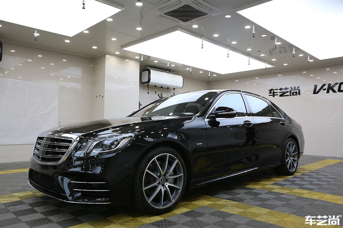 奔馳 S450L裝貼威固隔熱膜效果怎么樣（14）