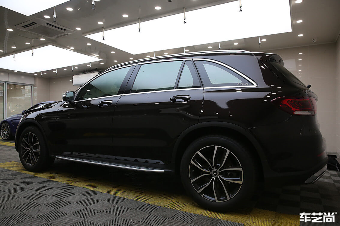 奔馳 GLC300施工威固隱形車(chē)衣案例流程展示（19）