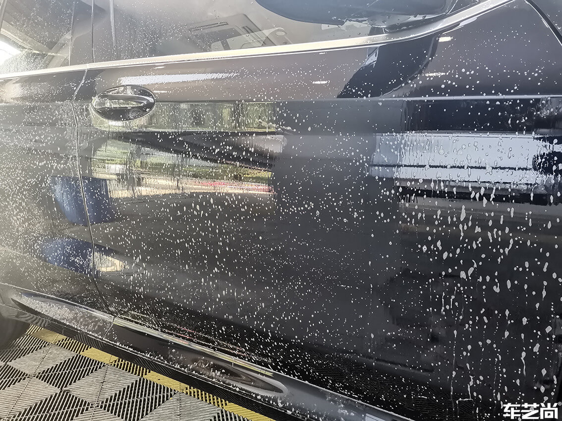 莘莊店施工案例：寶馬X3鍍膜美容洗車（6）