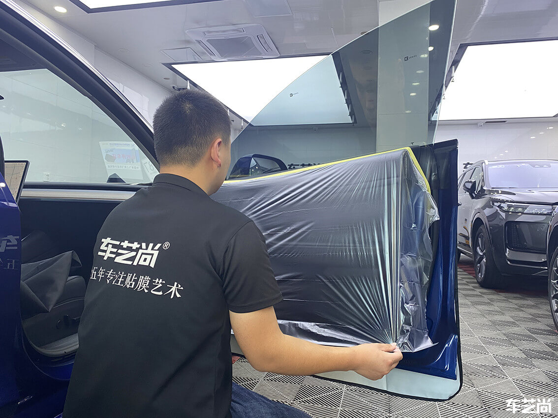 特斯拉Model 3施工威固隔熱膜案例分享（3）