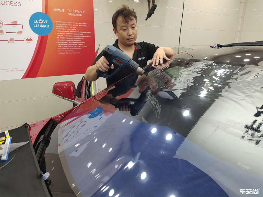 特斯拉Model 3施工威固隱形車衣案例分享（10）