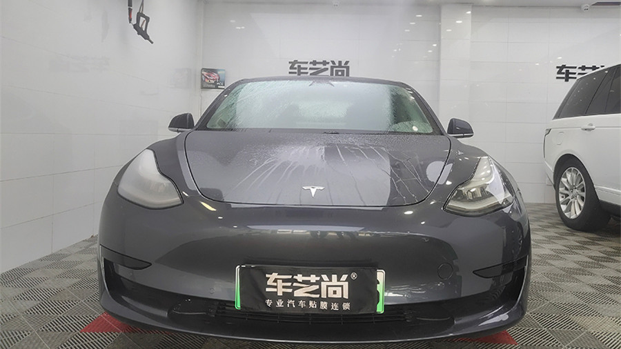 特斯拉Model 3裝貼威固漆面保護膜案例分享