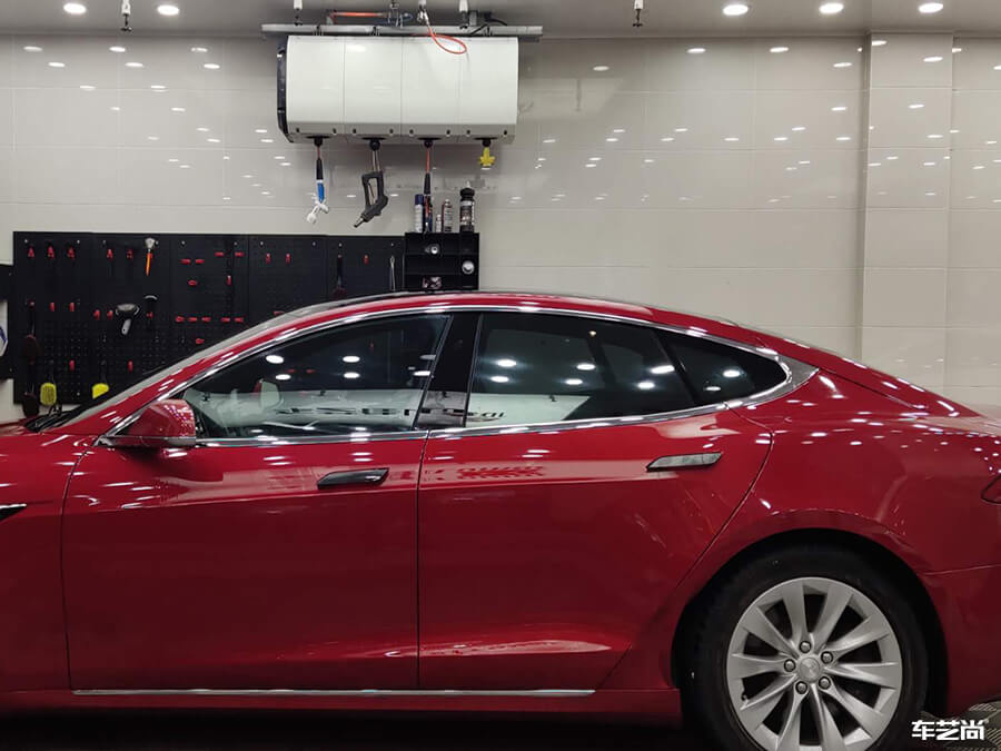 特斯拉Model 3施工威固隱形車衣案例分享（11）