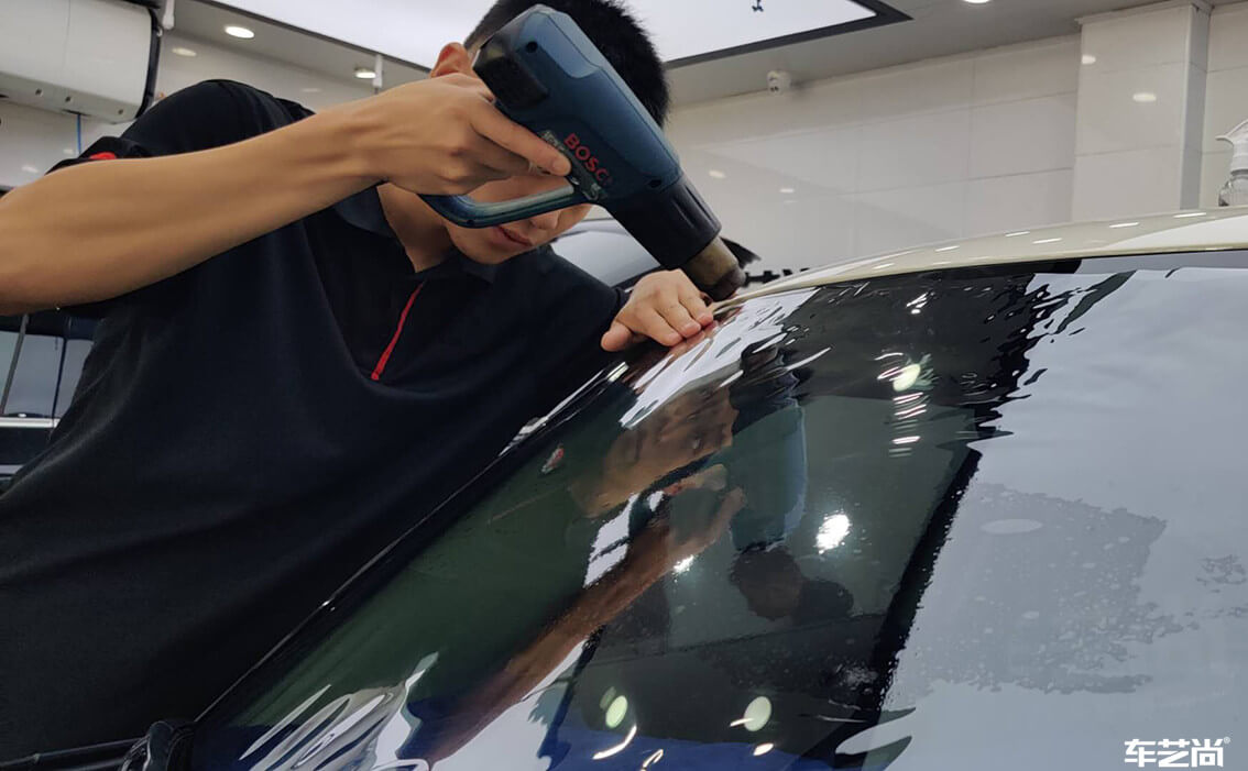 車藝尚為Mini裝貼威固玻璃膜，施工案例展示（11）