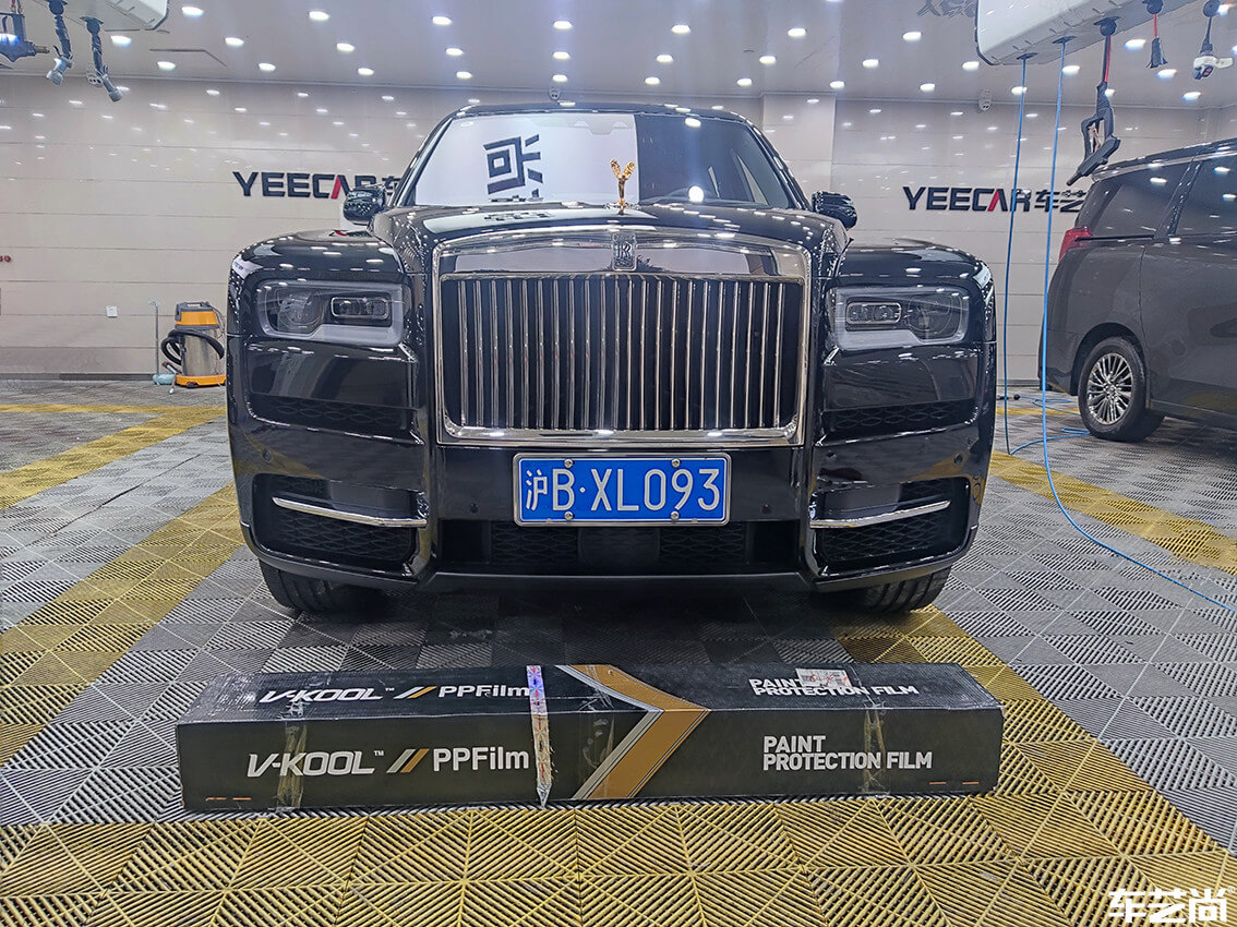 勞斯萊斯庫里南在車藝尚杭州旗艦店施工流程展示（15）