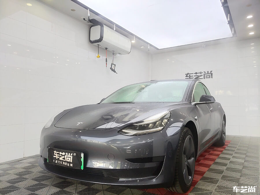 特斯拉Model 3裝貼威固漆面保護膜案例分享（1）