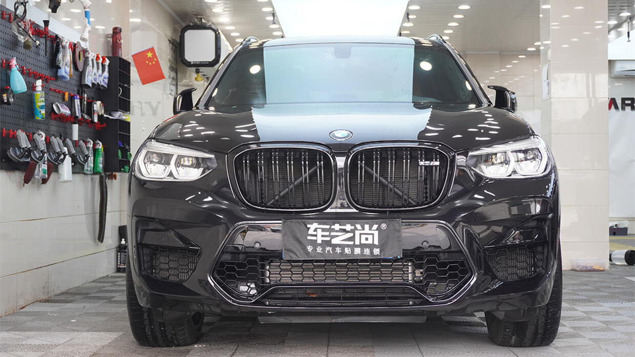 寶馬X3M施工隱形車(chē)衣，給您帶來(lái)貼身保護(hù)！