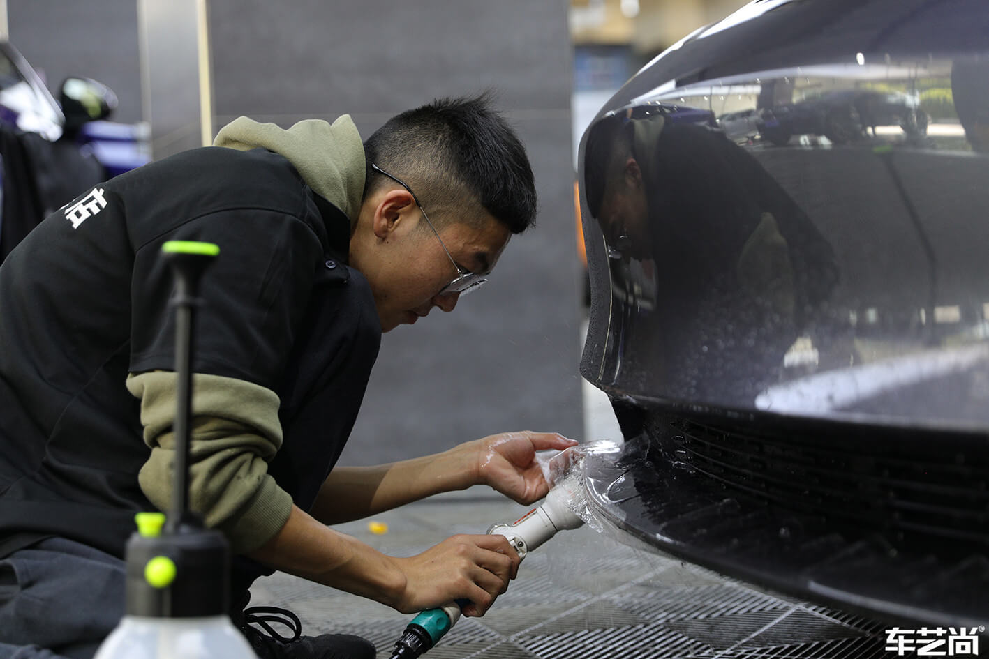 特斯拉Model 3施工威固漆面保護(hù)膜案例分享（6）