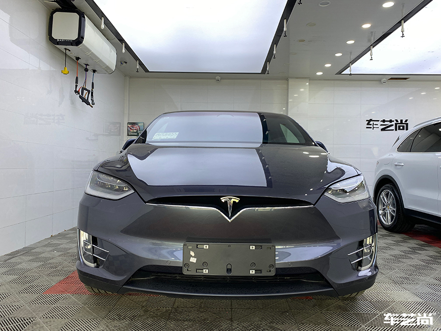 特斯拉Model X施工威固漆面保護膜案例分享（12）