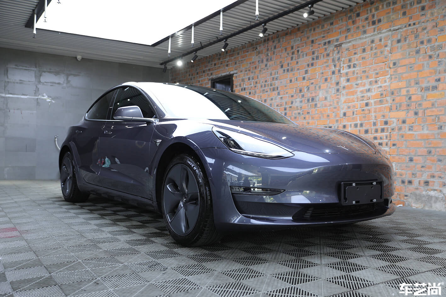 特斯拉Model 3施工威固漆面保護(hù)膜案例分享（13）