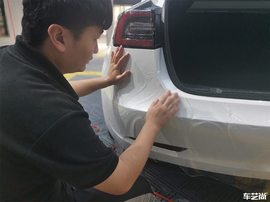 特斯拉Model 3施工羅利普斯隱形車衣案例分享（10）