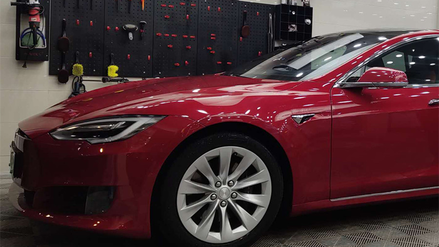 特斯拉Model 3施工威固隱形車衣案例分享