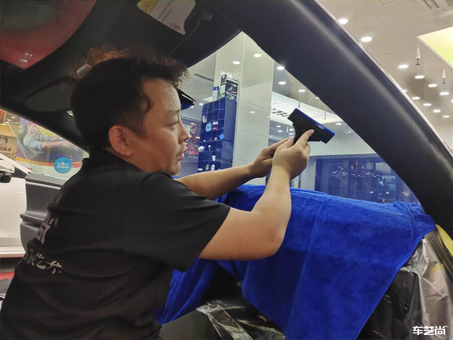 特斯拉Model 3施工威固隱形車衣案例分享（8）