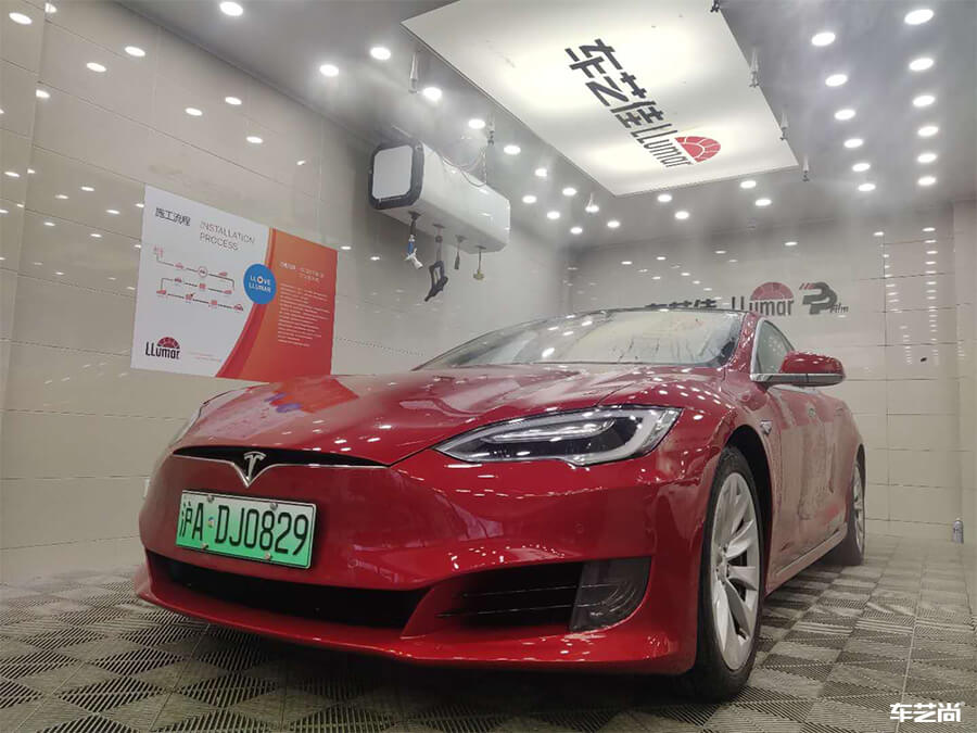 特斯拉Model 3施工威固隱形車衣案例分享（1）