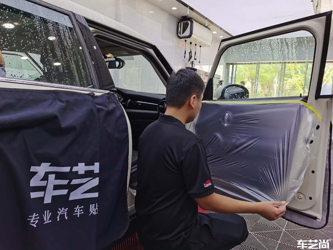 車藝尚為Mini裝貼威固玻璃膜，施工案例展示（3）