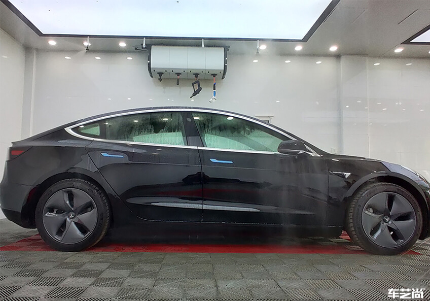 特斯拉Model 3施工威固隔熱膜施工流程分享（1）
