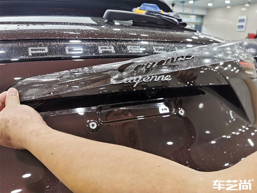 保時捷卡宴實(shí)貼威固隱形車衣效果怎么樣？（5）