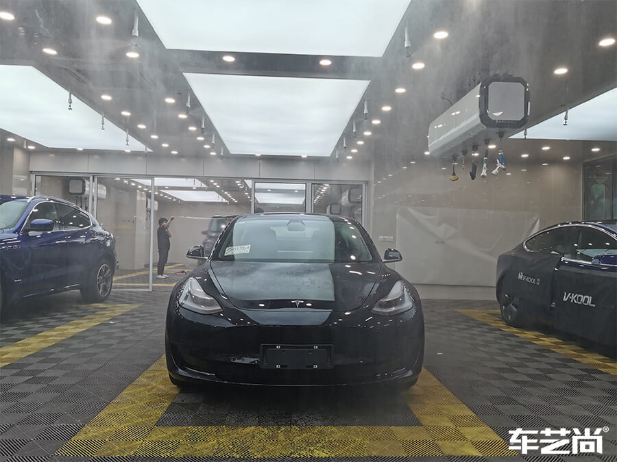 特斯拉施工威固隱形車衣案例分享，圖片展示（2）