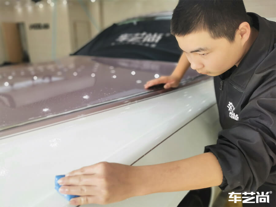 勞斯萊斯施工威固隱形車衣，流程展示（7）