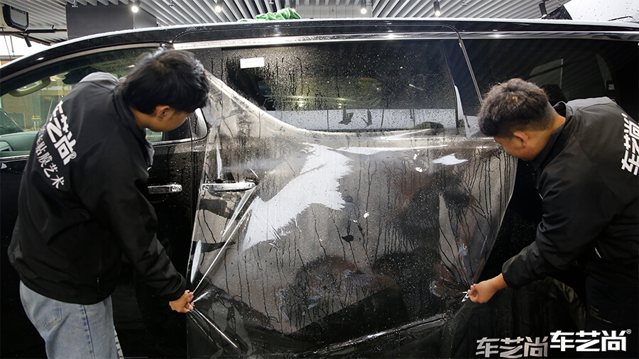 豐田埃爾法選擇車藝尚，施工隱形車衣案例分享（10）