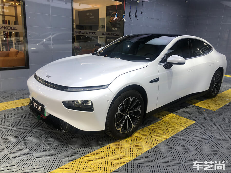 小鵬 P7極致防護(hù)，選擇車藝尚施工威固隔熱膜（11）